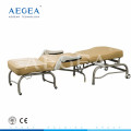 AG-AC005 professioneller Hersteller Edelstahl Klappstuhl Schlafsofa mit Schwamm gepolstert